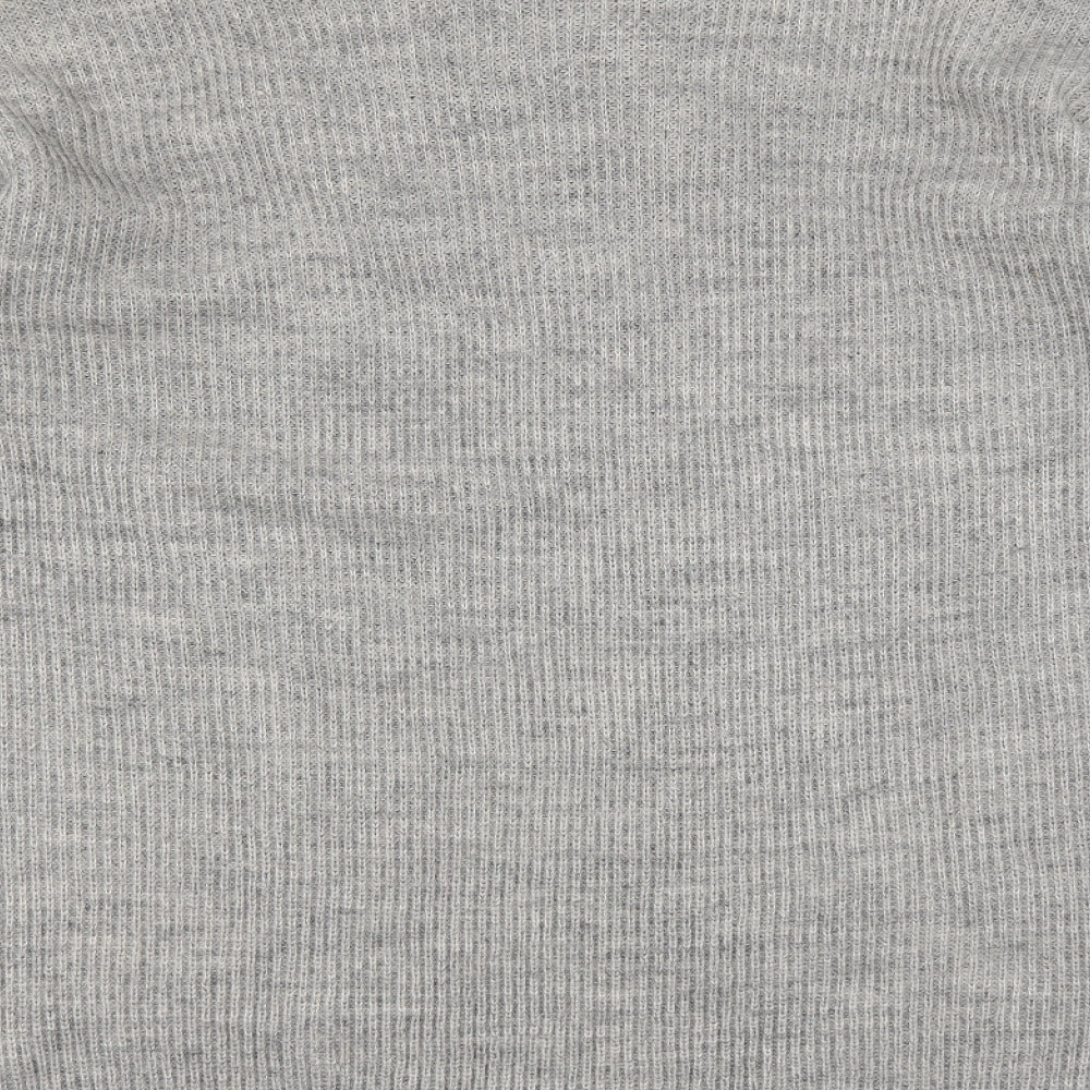 Noisy may Womens Grey Cardigan Jumper Size L