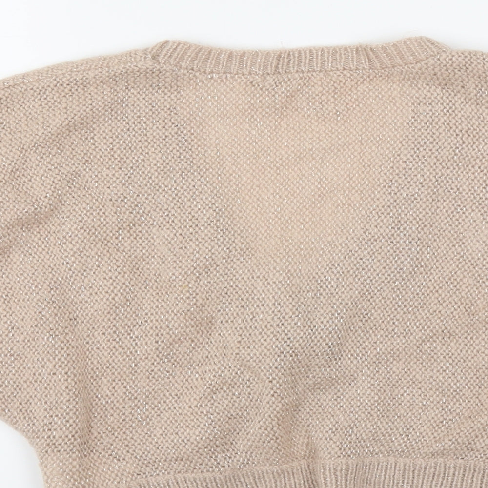 H&M Womens Pink Cardigan Jumper Size M - shrug