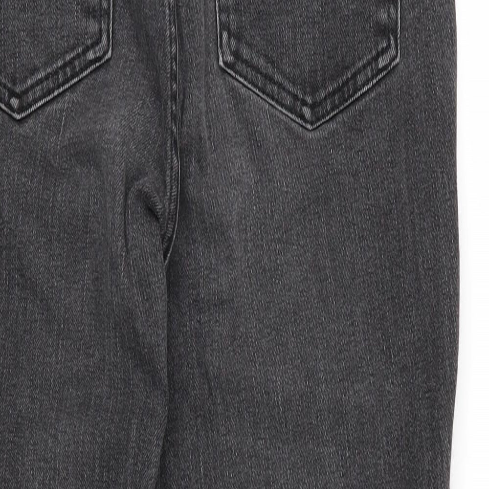 ASOS Womens Black Denim Straight Jeans Size 27 in L24.5 in