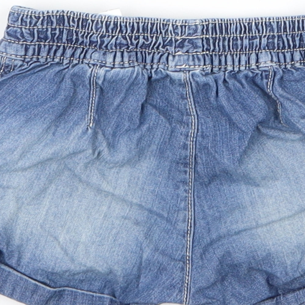 H&M Girls Blue Cropped Jeans Size 12 Months