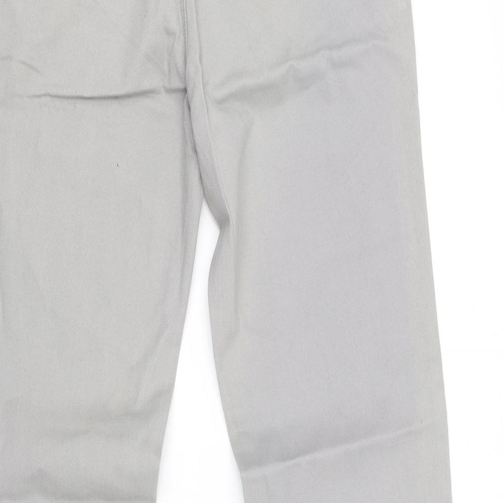 deniem co Womens Grey Trousers Size M L32 in