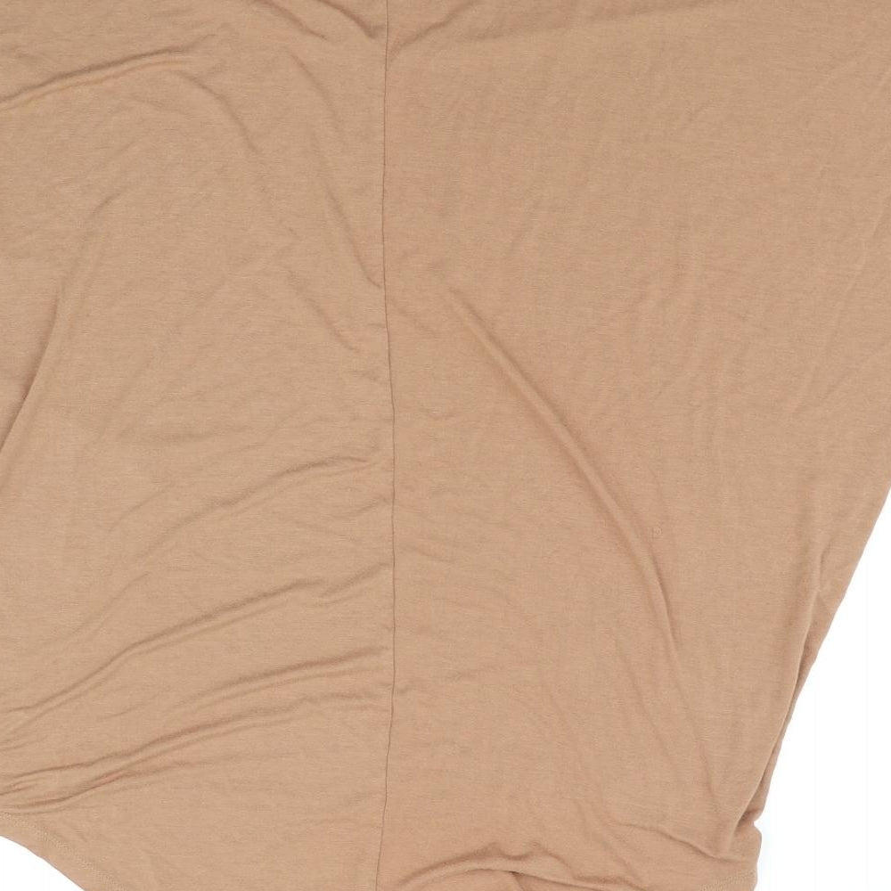 Select Womens Beige Basic Blouse Size 12