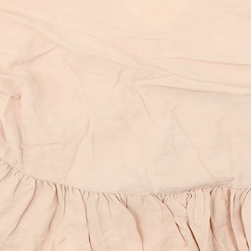 Zara Womens Pink Basic Blouse Size S
