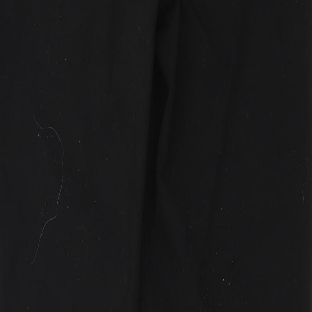 H&M Womens Black Trousers Size 8 L25 in