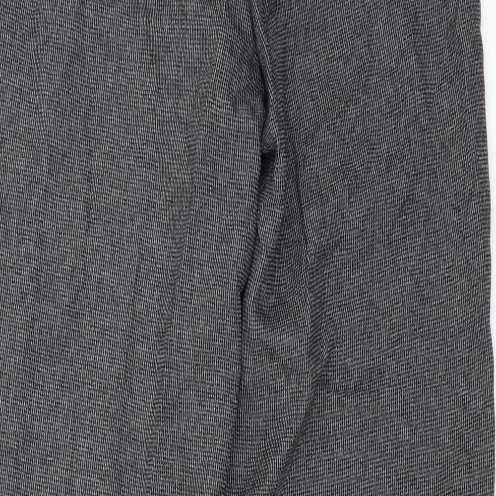 Marks and Spencer Womens Grey Trousers Size 10 L25 in