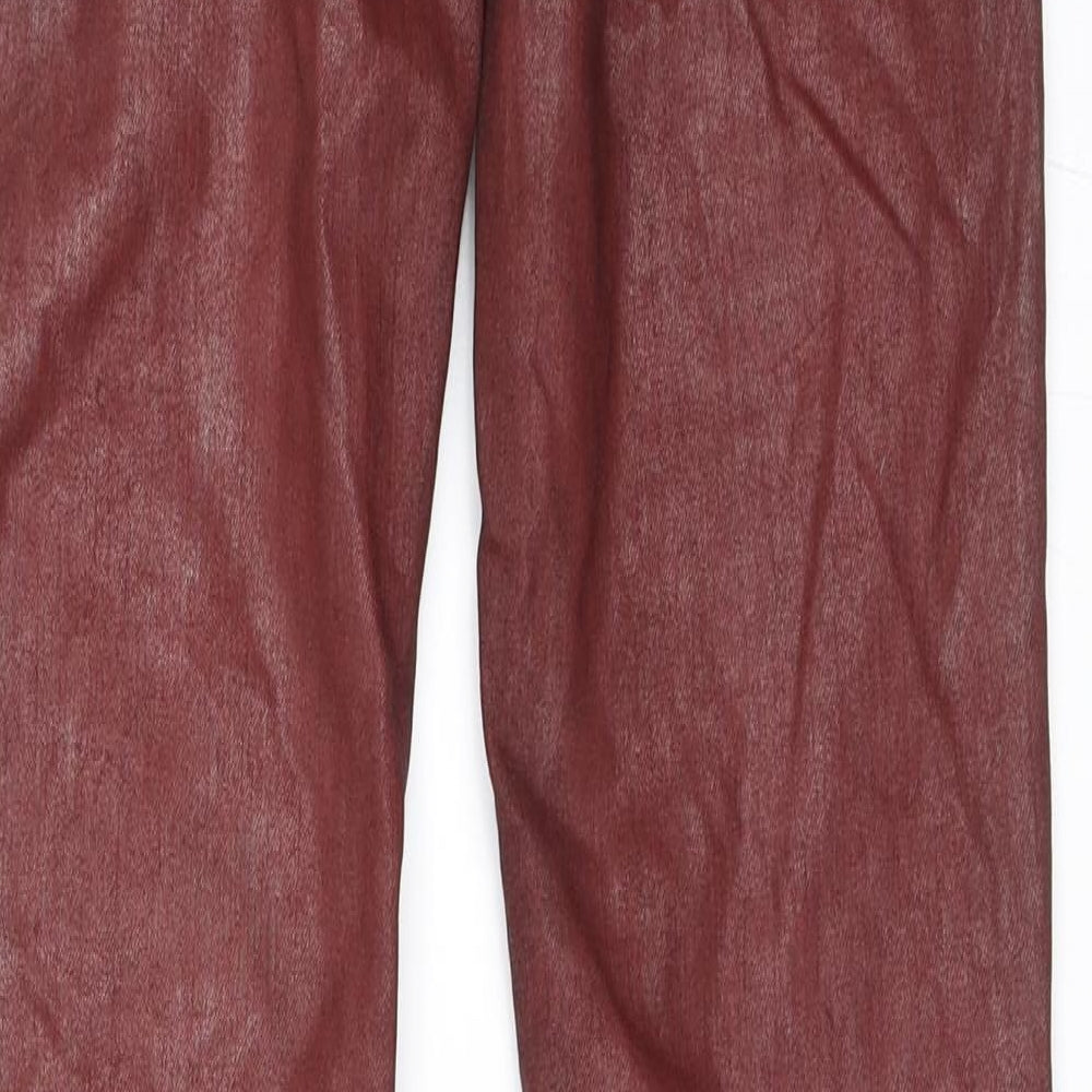 Zara Womens Red Skinny Jeans Size 27 in L33 in