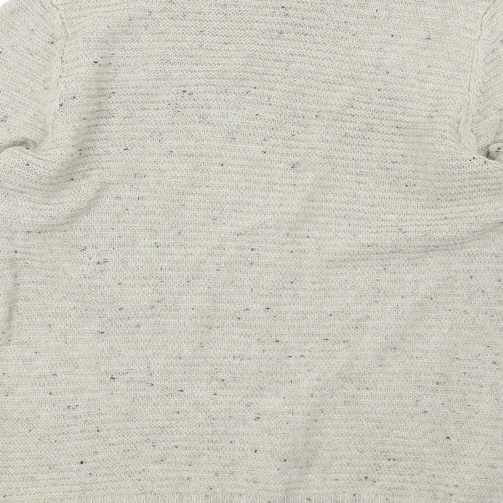 Cedar Wood State Mens Beige Knit Pullover Jumper Size M