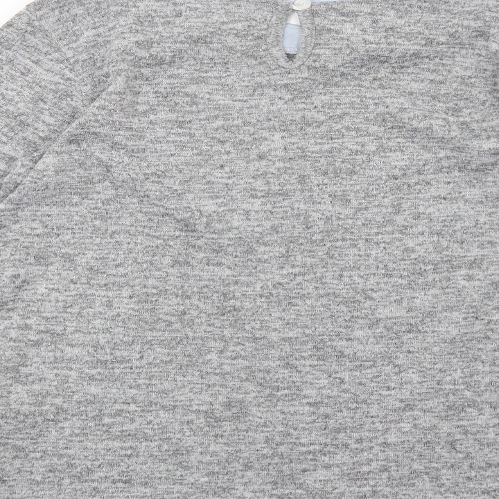 Bellambia Womens Grey Knit Pullover Jumper Size M