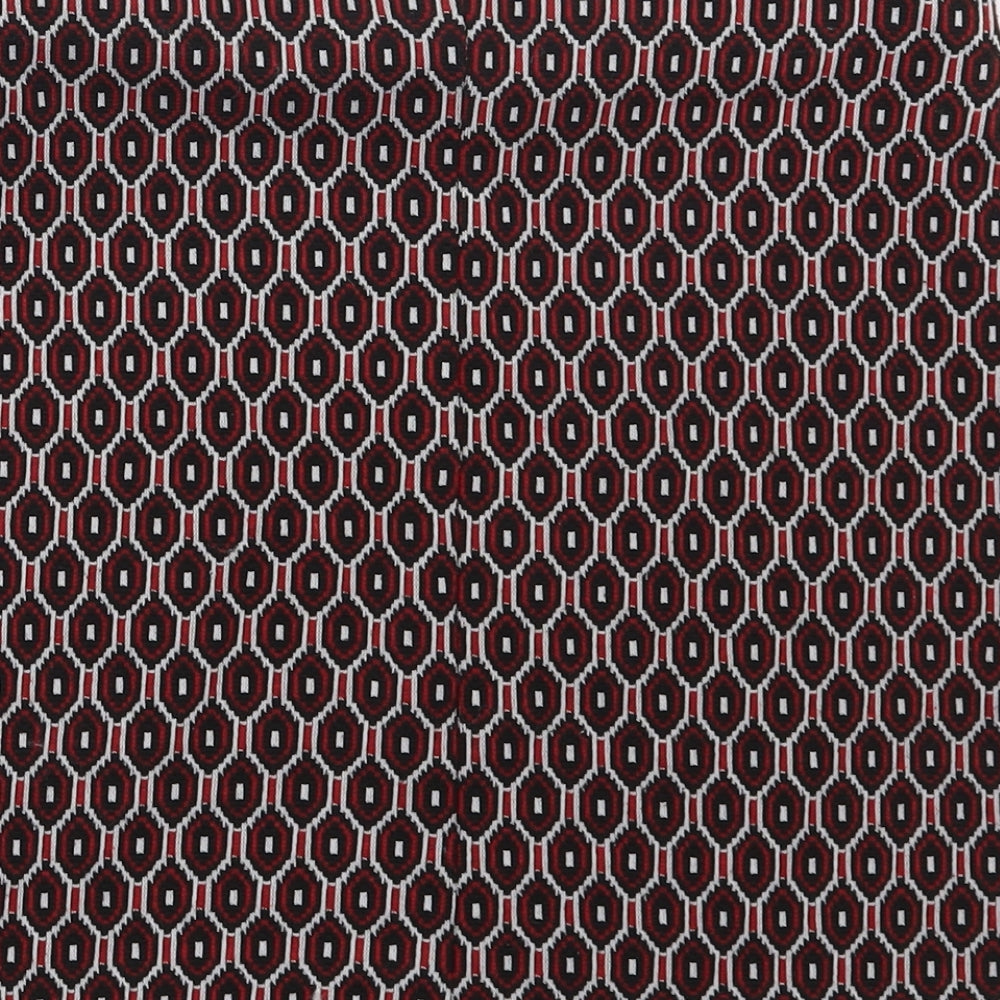 Primark Womens Red Geometric Bandage Skirt Size 10