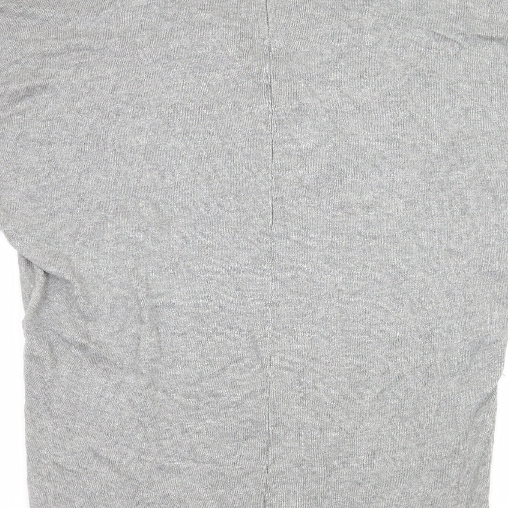 Marks & Spencer Womens Grey Knit Jumper Dress Size 8