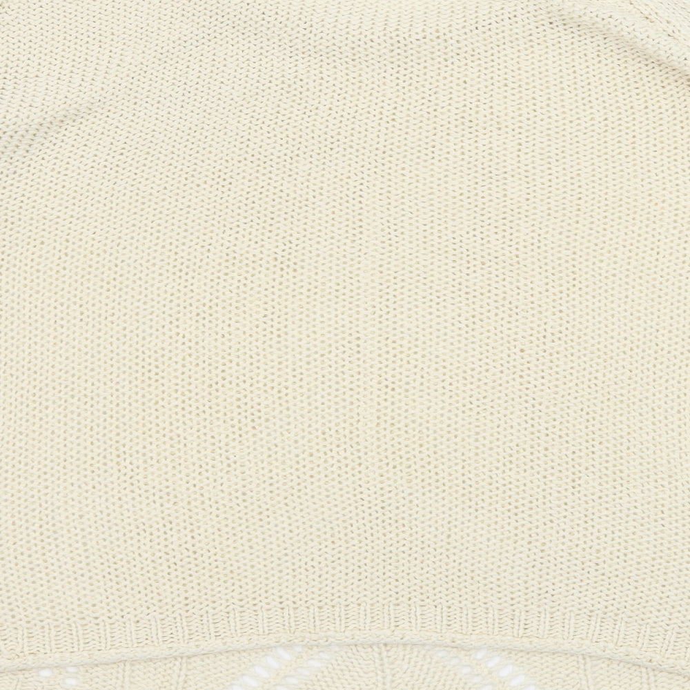 Atmosphere Womens Ivory Knit Pullover Jumper Size 12