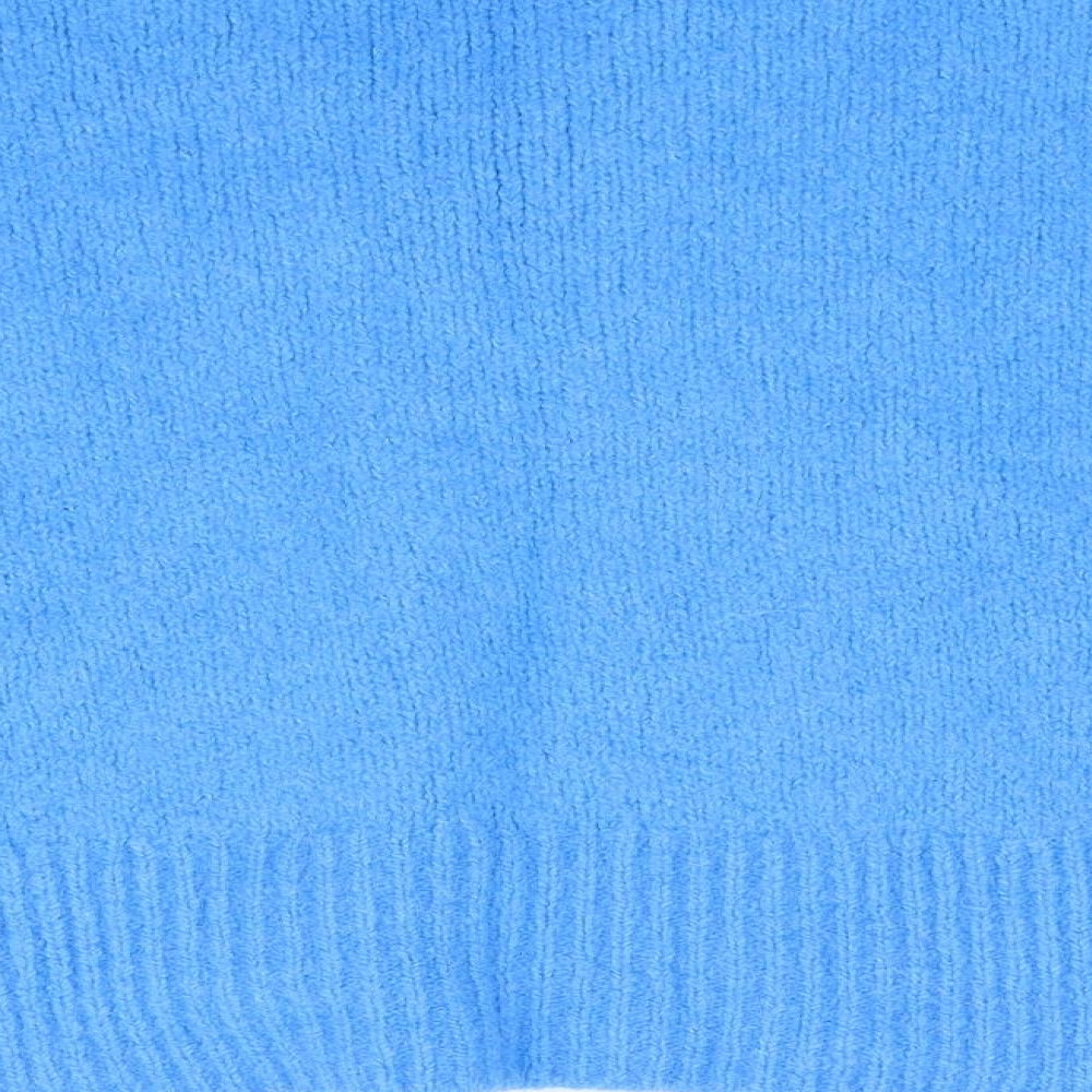 H&M Womens Blue Knit Pullover Jumper Size M