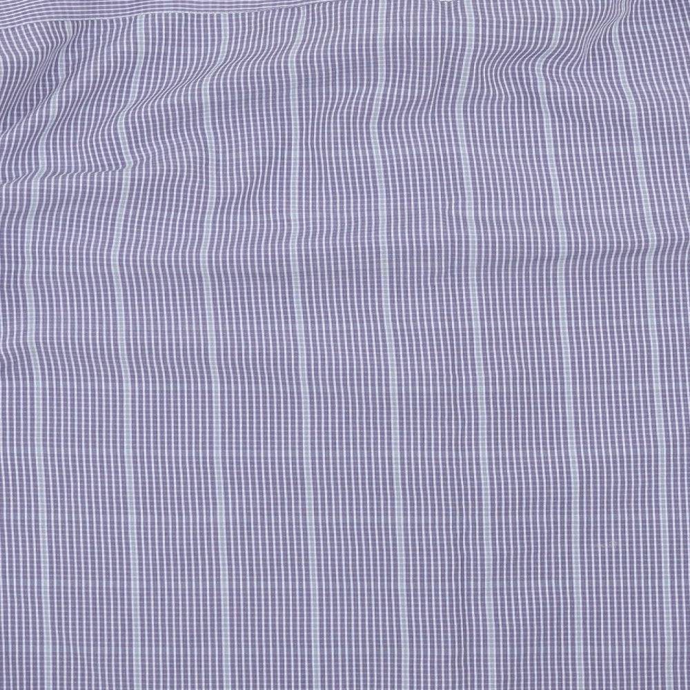 Island Earth Mens Blue Check Button-Up Size L