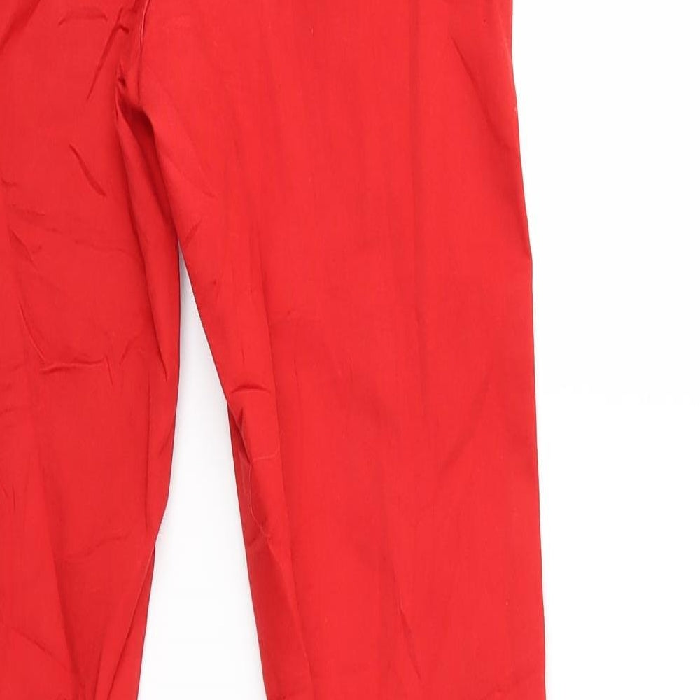 Tregging Thea Womens Red Denim Skinny Jeans Size M L29 in