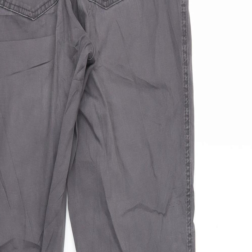 Preworn Womens Grey Trousers Size 32 in L31 in