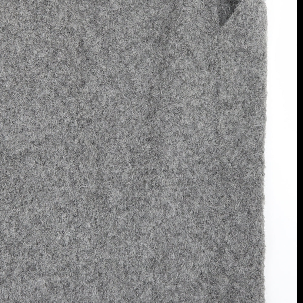 Amaryllis Womens Grey Jacket Coat Size L