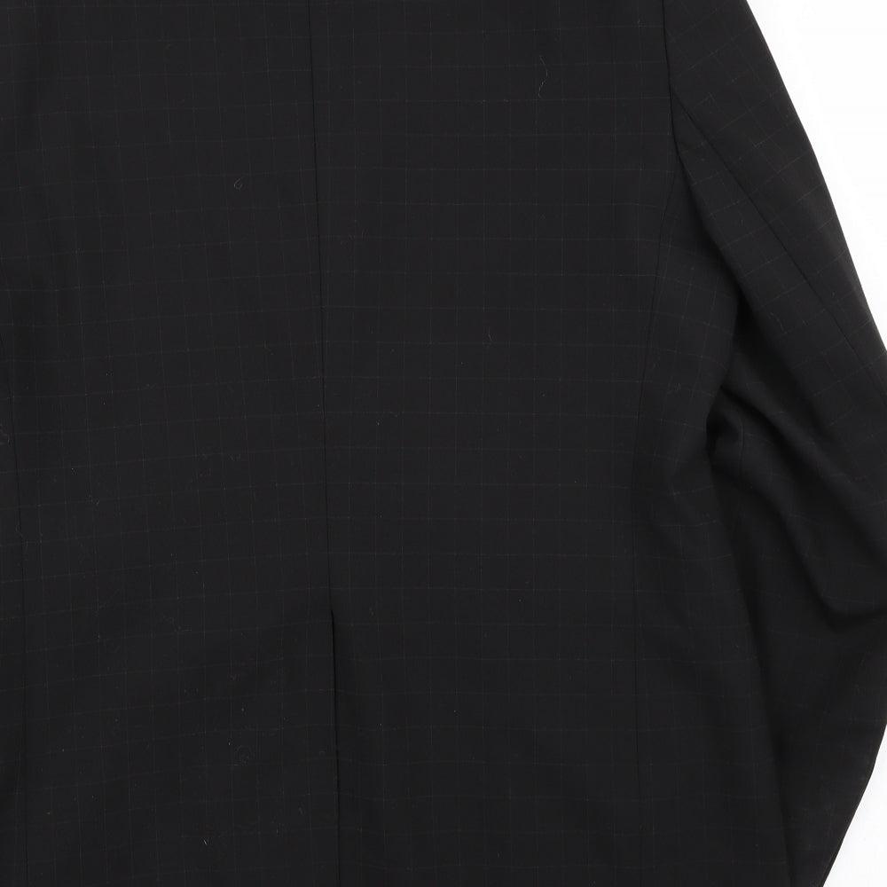 Marks & Spencer Mens Black Jacket Suit Jacket Size 40