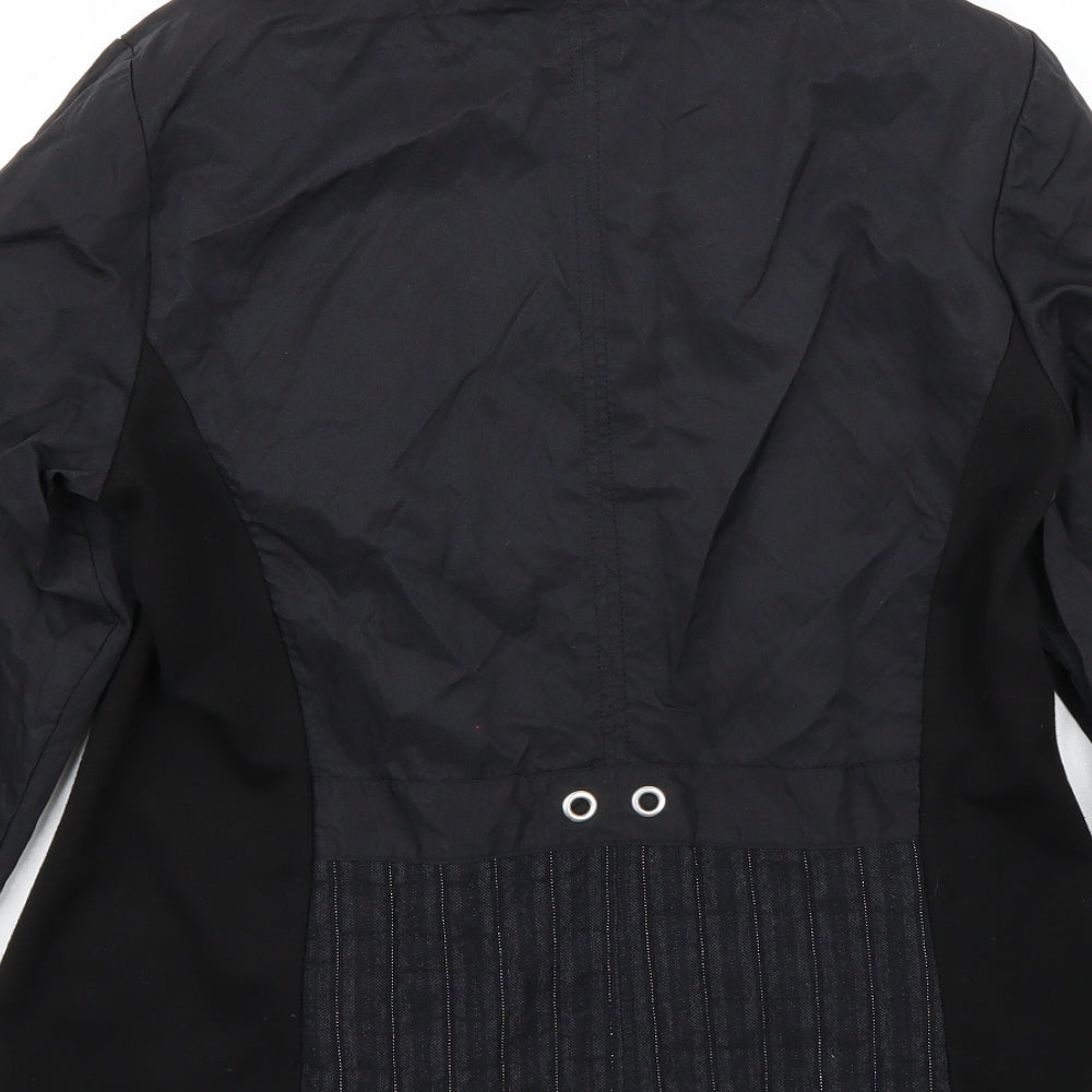 SE Womens Black Jacket Coat Size 12