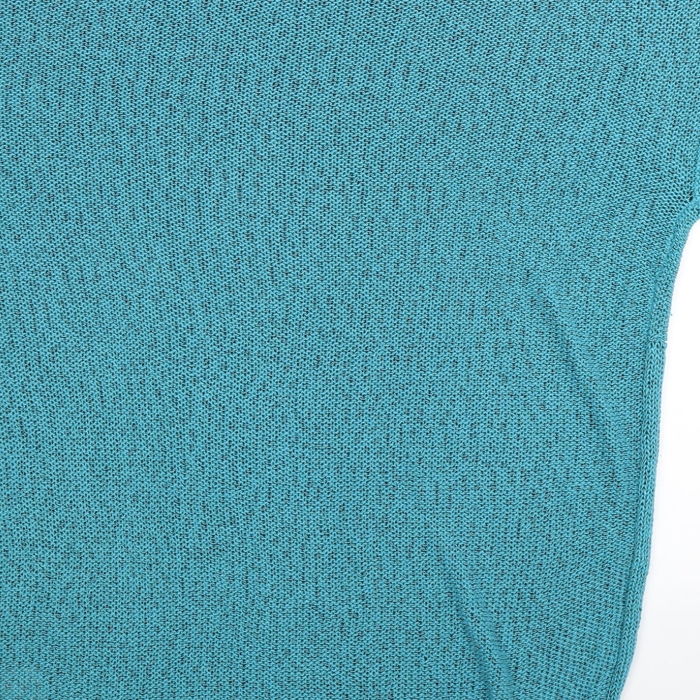 Savoir Womens Blue Knit Pullover Jumper Size 20