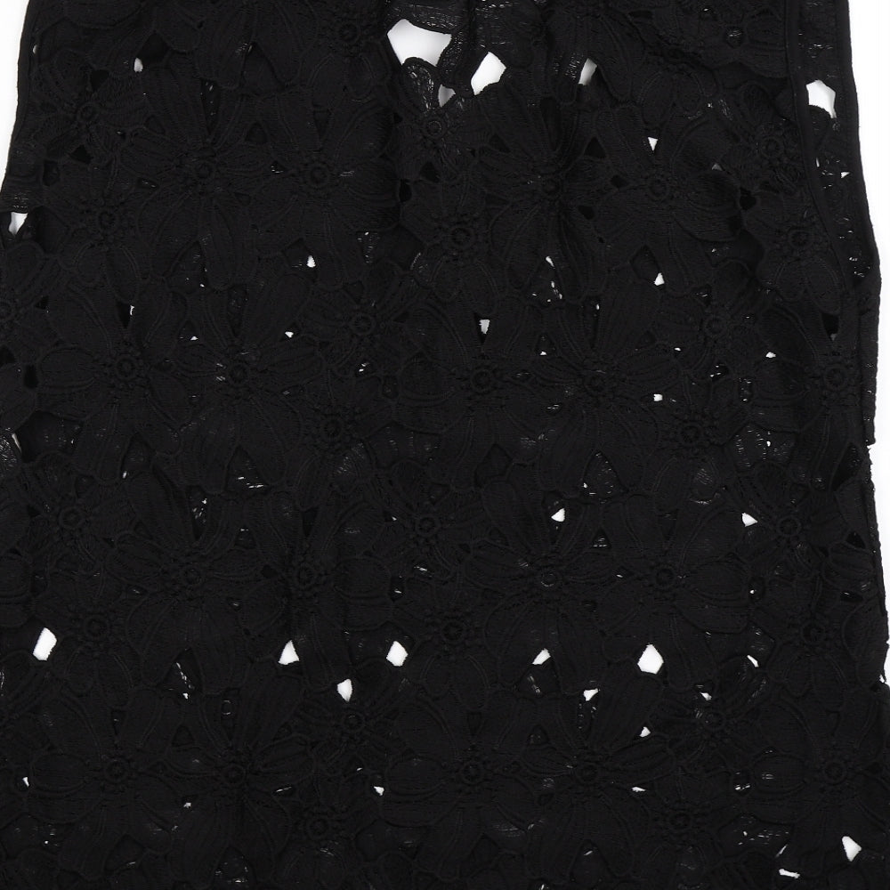 Atmosphere Womens Black Floral Basic Blouse Size XL