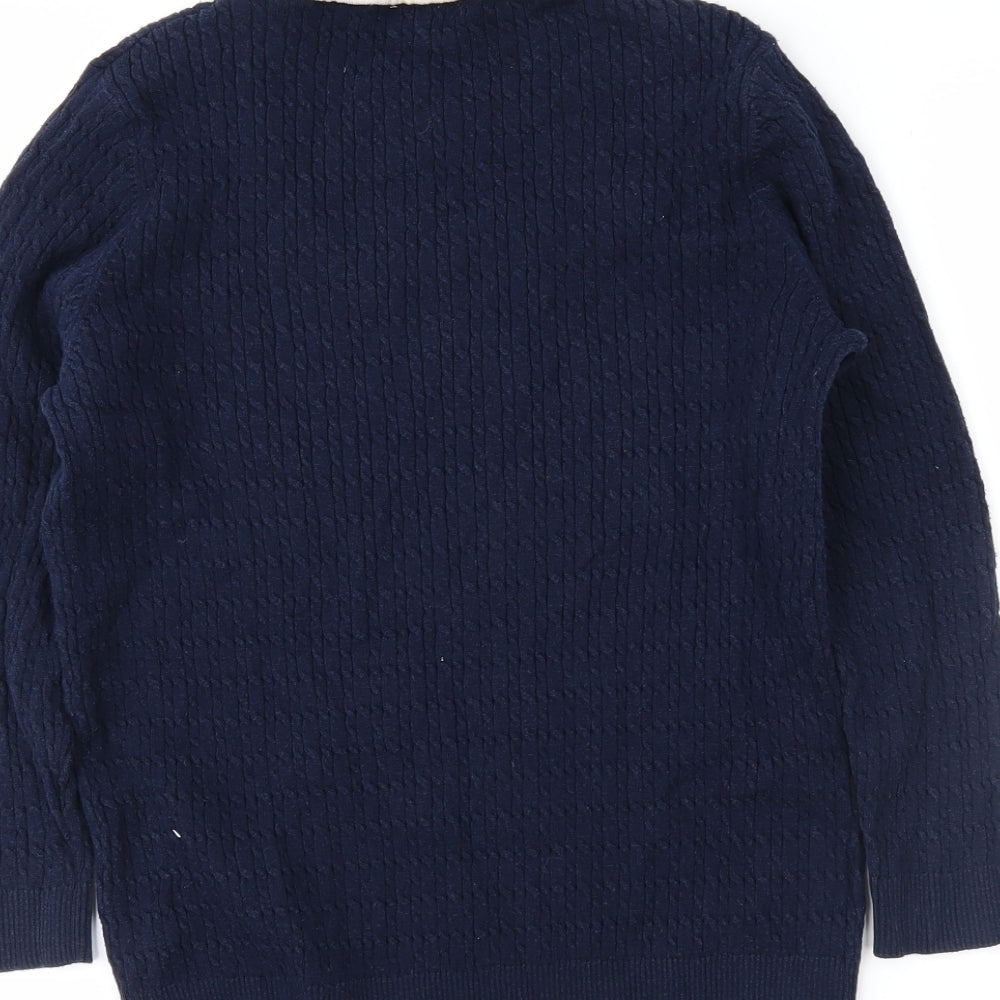 Country Casuals Womens Blue Pullover Jumper Size M