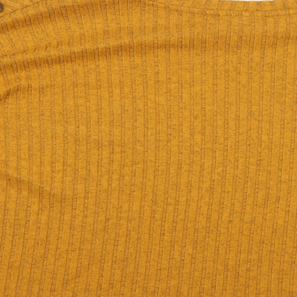 Primark Womens Gold Pullover Jumper Size M