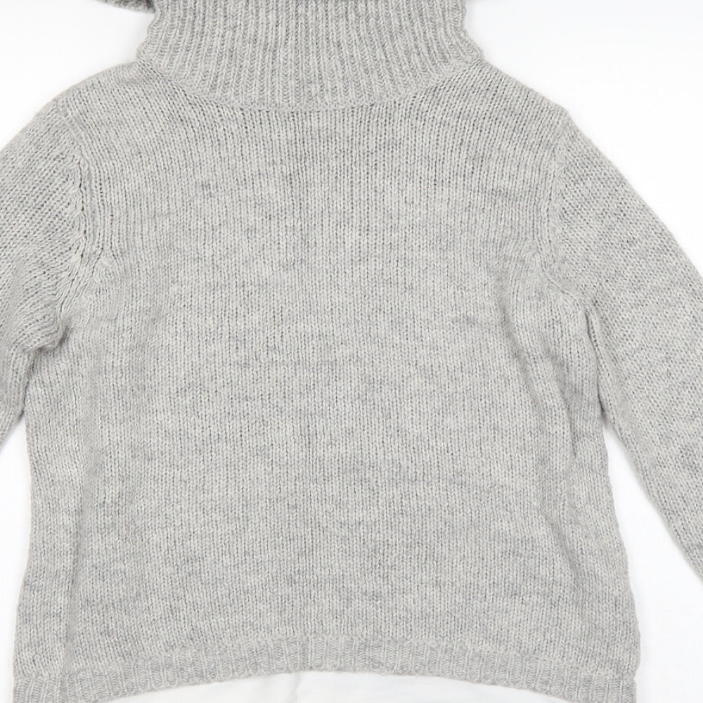 Peacocks Womens Grey Tunic Jumper Size 8