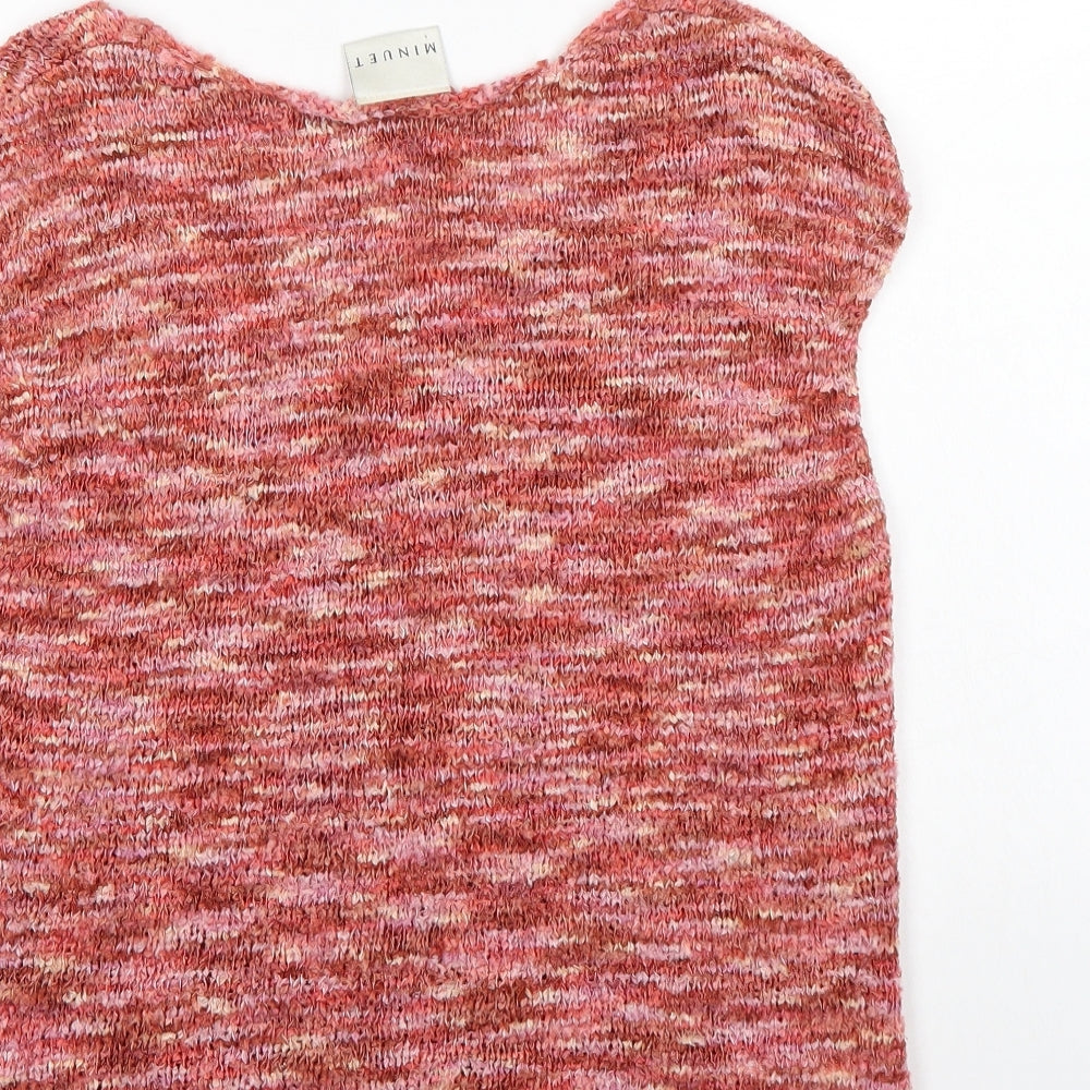 MINUET Womens Multicoloured Basic Tank Size 12