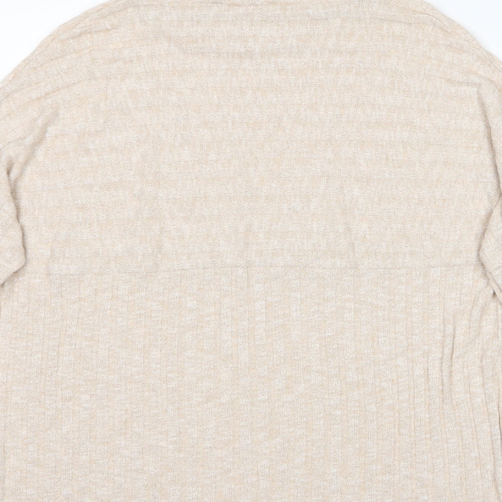 Tu Woman Womens Beige Pullover Jumper Size 12