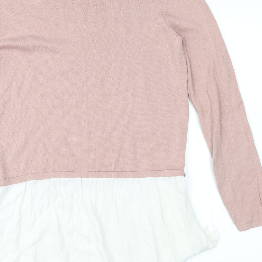 Street One Womens Pink Knit Pullover Jumper Size 12