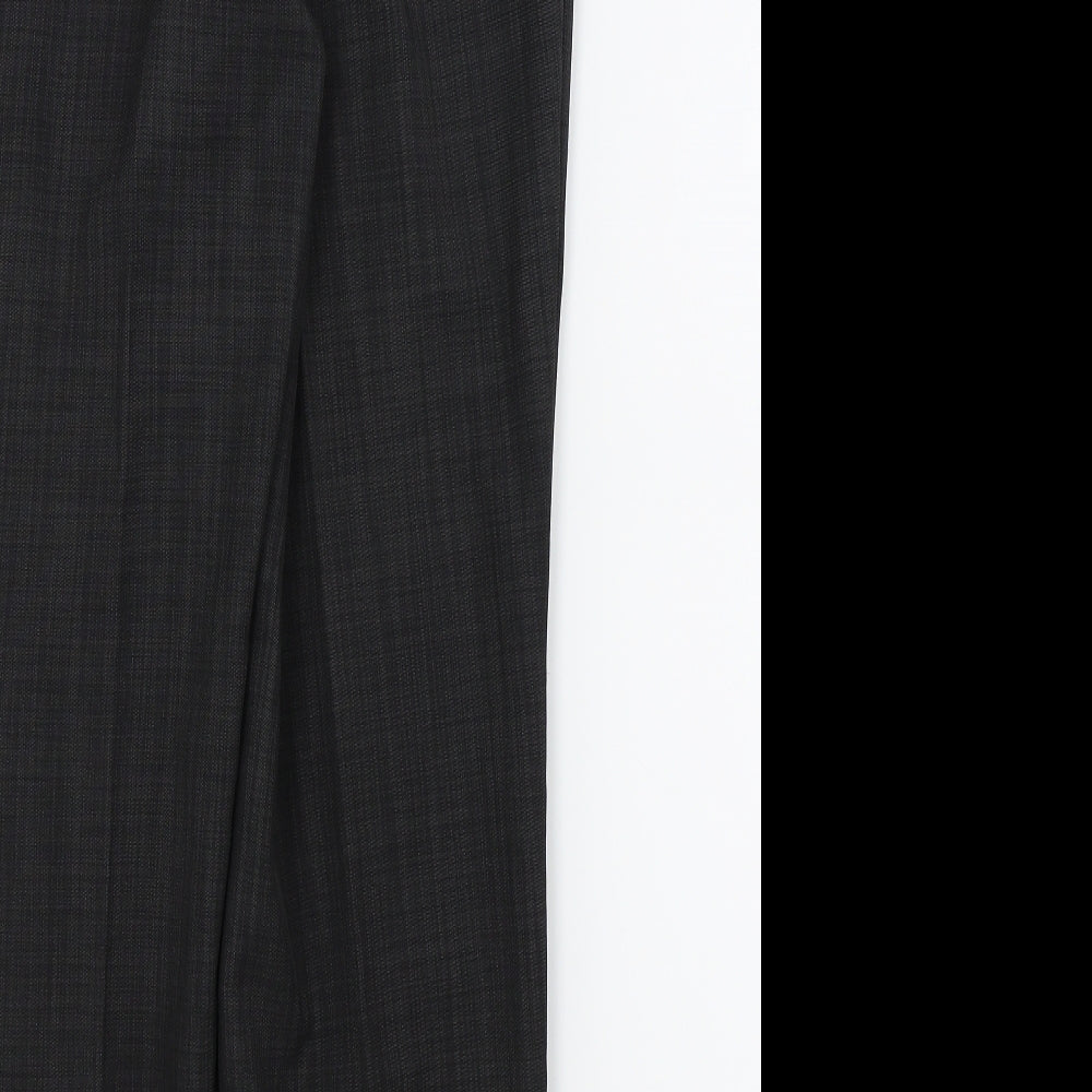 Marks & Spencer Womens Black Trousers Size 12 L26 in