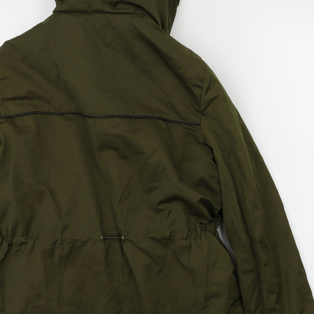 trf outer war Womens Green Jacket Coat Size S
