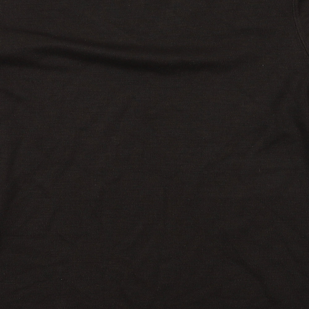 Bonmarché Womens Brown Basic T-Shirt Size S