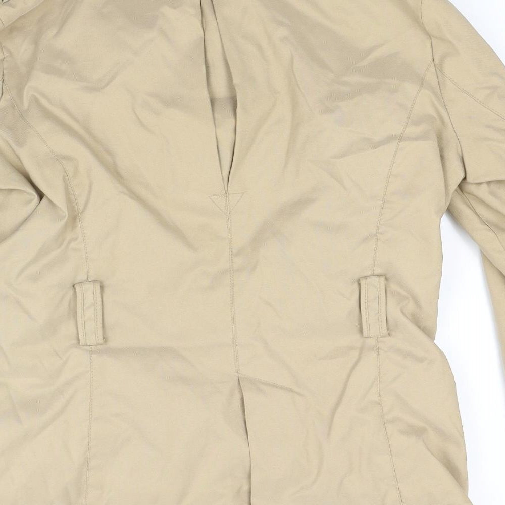 Zara Womens Brown Jacket Coat Size L