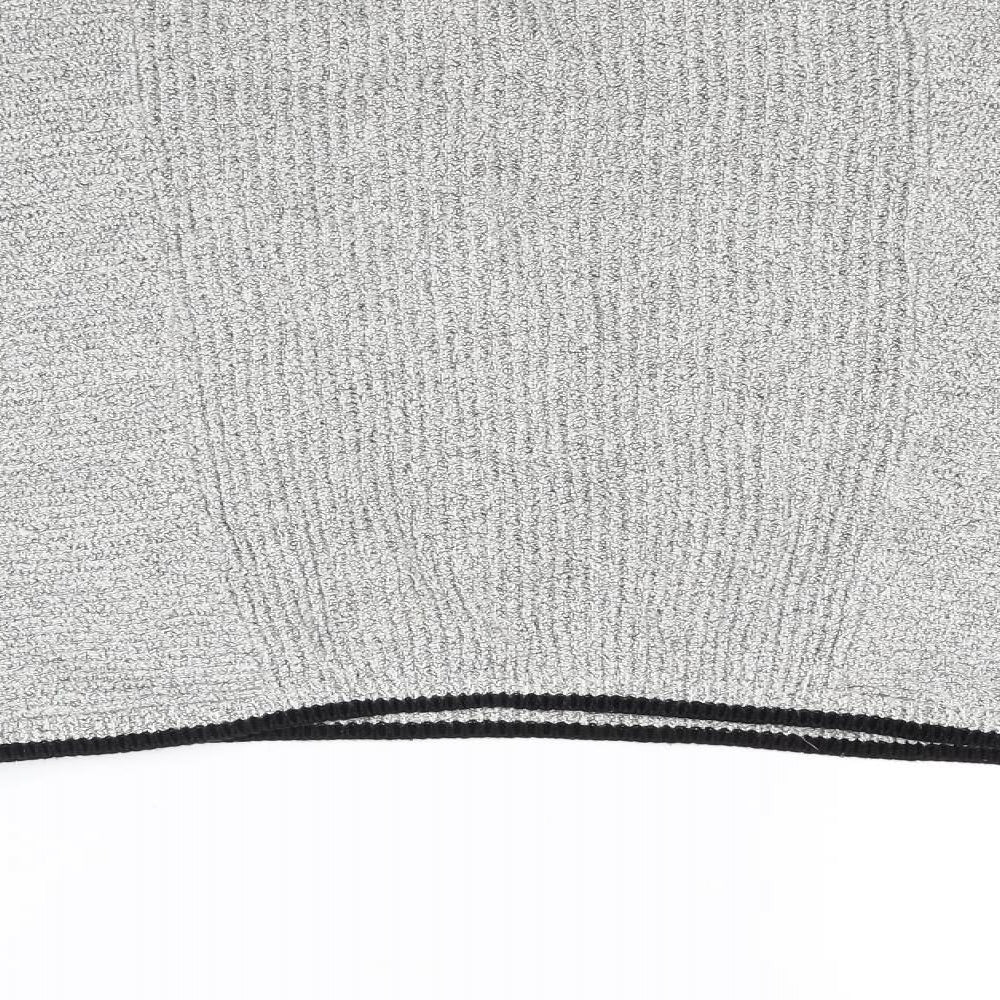 Topshop Womens Grey Knit Pullover Jumper Size 14