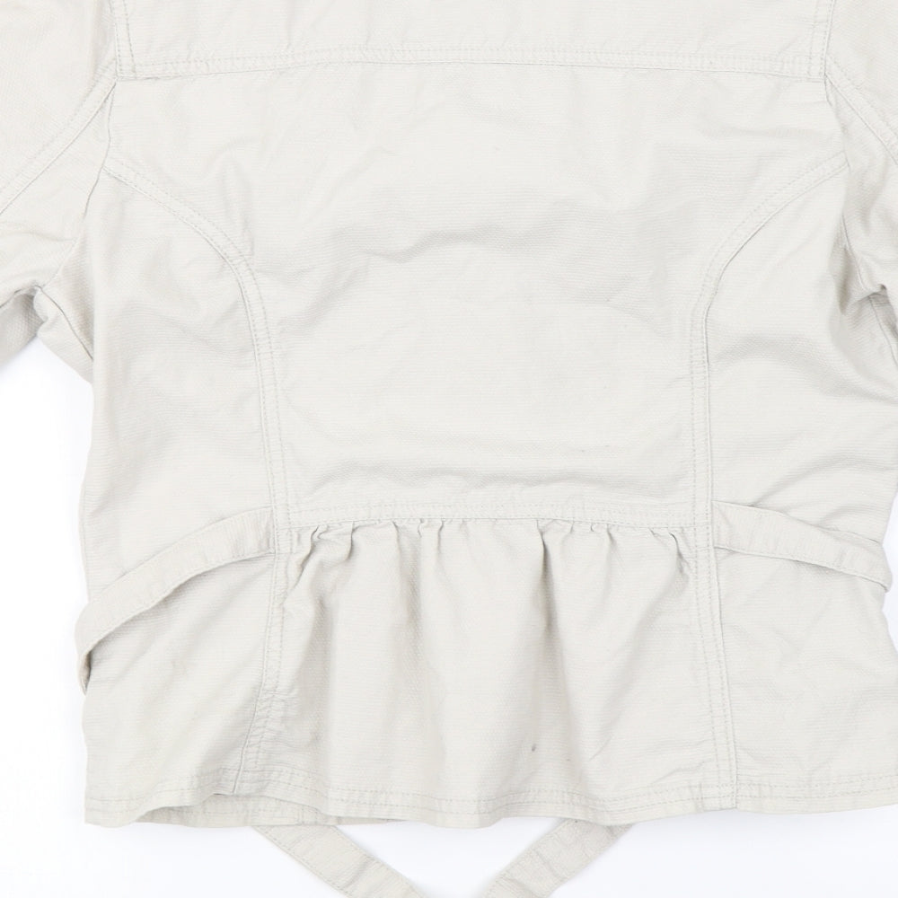 NEXT Womens Beige Jacket Coat Size 12