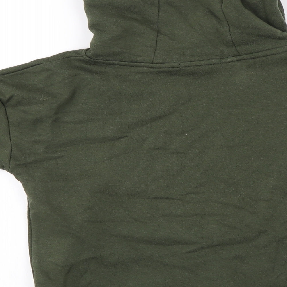 Primark Girls Green Pullover Hoodie Size 9-10 Years
