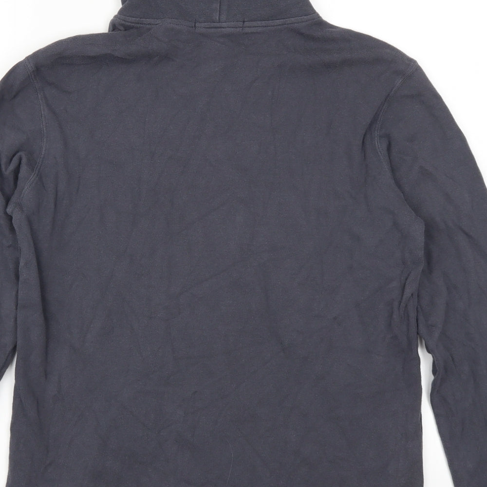 Hangten Mens Grey Pullover Sweatshirt Size M
