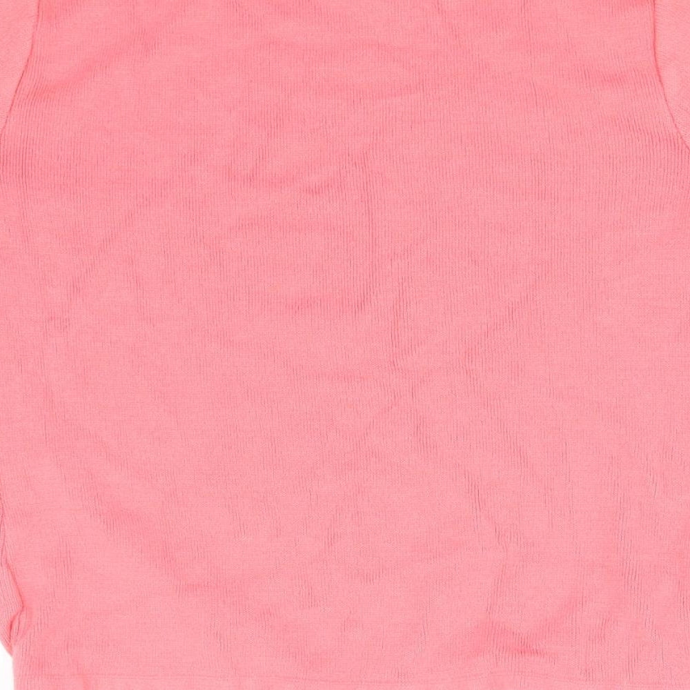 Hand to Hand Womens Pink Pullover Jumper Size M