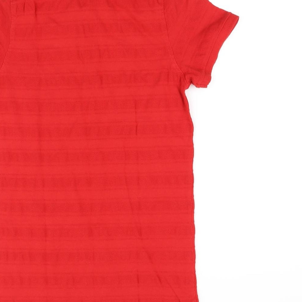 Maine Girls Red Basic Polo Size 13-14 Years