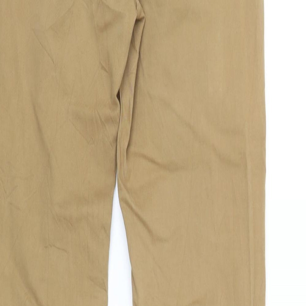 Berksha Womens Beige Trousers Size 8 L32 in