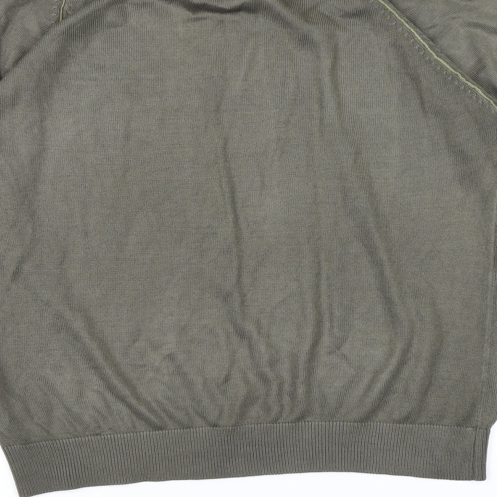 Marks & Spencer Mens Brown Knit Pullover Jumper Size M