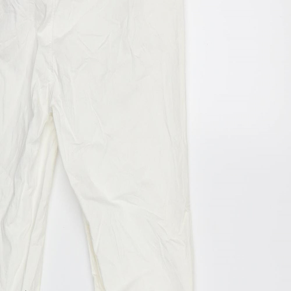 M.A.P.P Womens White Denim Skinny Jeans Size M L27 in