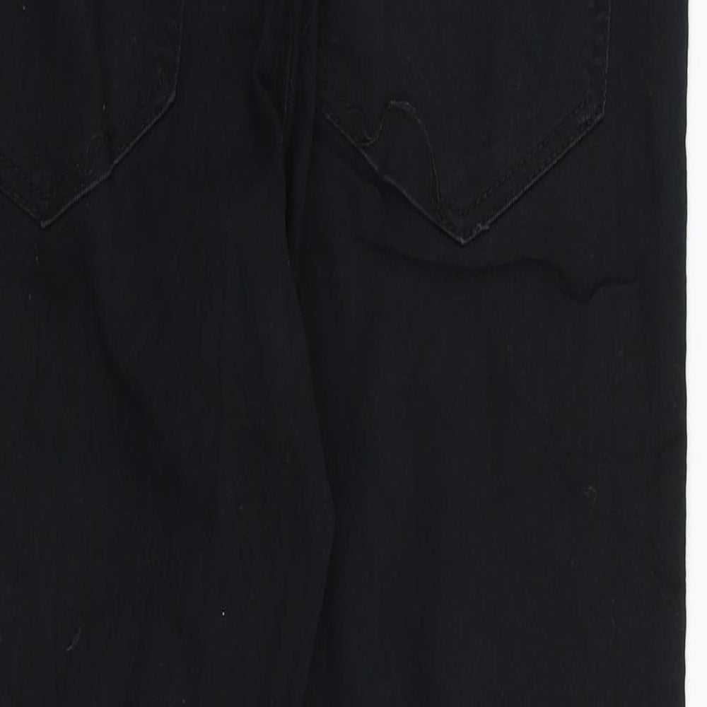 Bik bok Womens Black Denim Straight Jeans Size M L26 in
