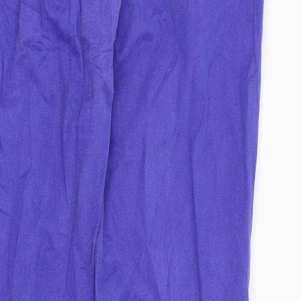 Up Fashion Womens Blue Denim Straight Jeans Size 12 L31 in
