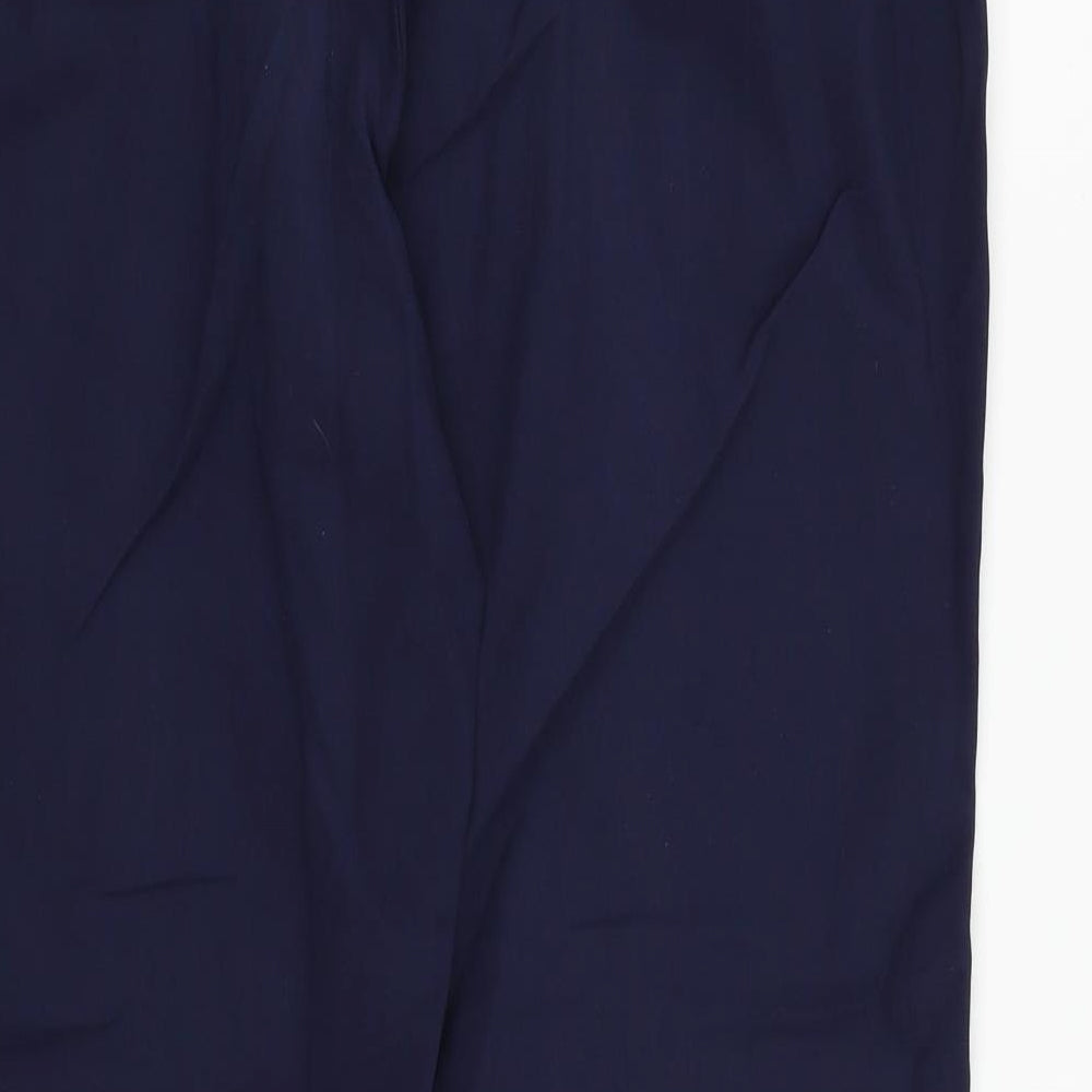 F&F Womens Blue Dress Pants Trousers Size 14 L26 in