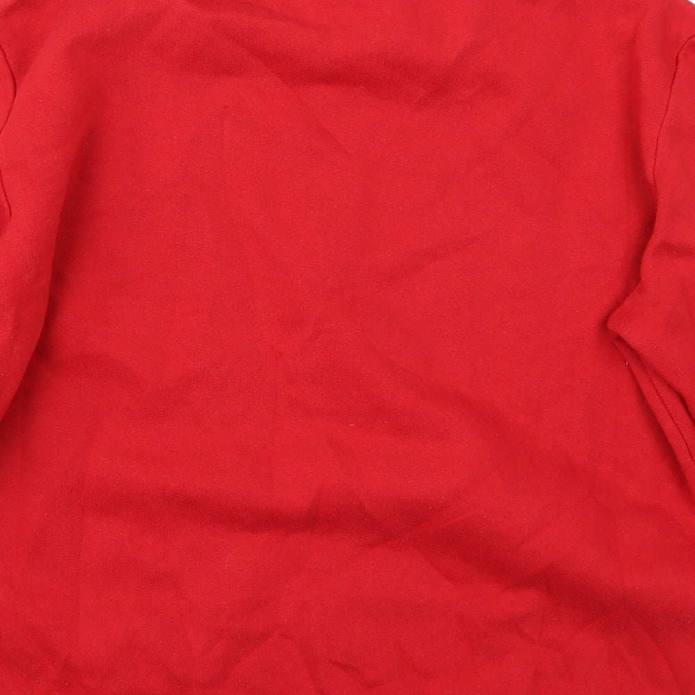 H&M Womens Red Pullover Jumper Size S