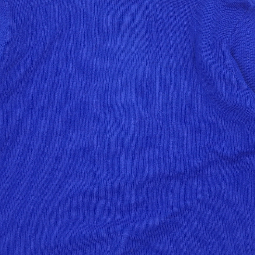 Lizzie Clark Womens Blue Knit Cardigan Jumper Size S