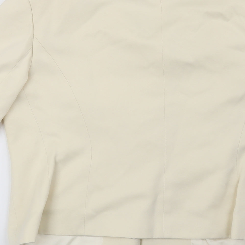 Ambience Womens Beige Jacket Size 12