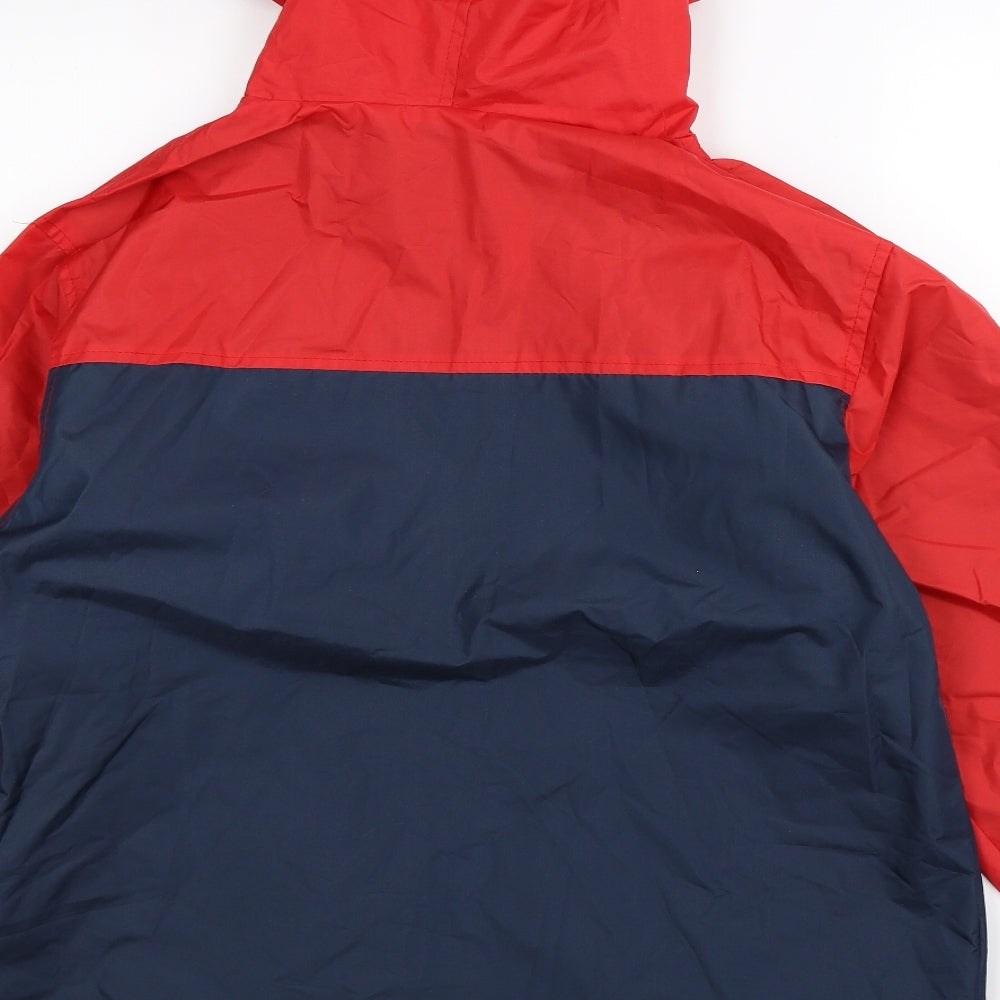 Great Run Mens Multicoloured Rain Coat Coat Size S